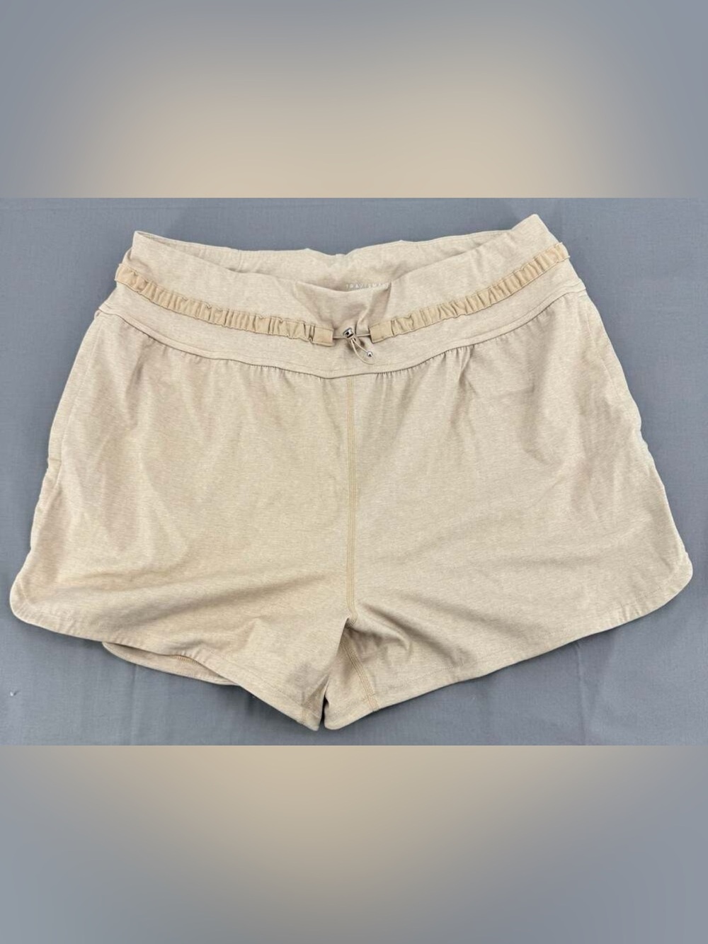 Travis Mathew Women's Shorts, Size XL, Beige